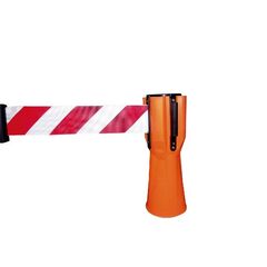  Verkehrssicherung Leitkegel Schake Absperrgurt, mit 3 Metern Absperrgurt, blau / weiß 12450223