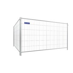  Mobilzäune sendzimirverzinkte Schake Mobilzaun „Standard”, Höhe: 2,00 m, Element 12450312