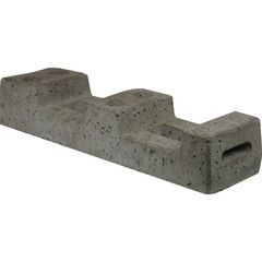  Mobilzaunfüße Schake Bauzaunfuß aus Beton, 690x130x180 mm mit 4 Löchern (Ø 42 mm) 12450338