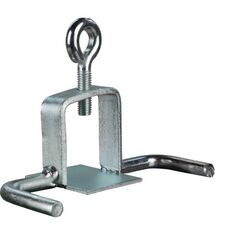  Schaftrohr und Schilderklemme Schake Schilderklemme, verzinkt, mit Haken, für 40 x 40 mm / Ø 42 mm Schaftrohr 12450076