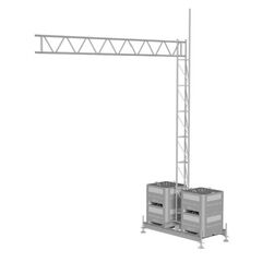  Beton-Aufstellvorrichtung Schake Aufstellvorrichtungen für Gittermast mit Kragarm, Stahl-Gitterträger 3200 mm 12450179