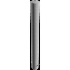  Absperrpfosten Ø 89 mm bis Ø 273 mm Schake Stahlrohrpoller Ø 152 x 3,2, 1500mm, zum Einbetonieren, blank 12450600