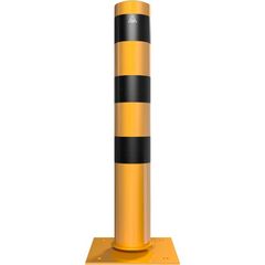  Absperrpfosten Ø 89 mm bis Ø 273 mm Schake Stahlrohrpoller Ø 152 x 3,2, 1000mm, gelb/schwarz 12450580