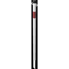  Absperrpfosten Ø 42 mm bis Ø 60 mm Schake Absperrpfosten Ø 42x2,5, Zum Einschlagen, mit 2 Ösen, weiß/rot 12450678
