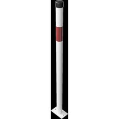  Absperrpfosten Ø 42 mm bis Ø 60 mm Schake Absperrpfosten Ø 42x2,5, ohne Öse, weiß/rot 12450661