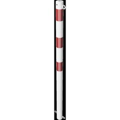  Absperrpfosten Ø 42 mm bis Ø 60 mm Schake Absperrpfosten Ø 60x2,5, zum Einbetonieren, mit 1 Öse, weiß/rot 12450643
