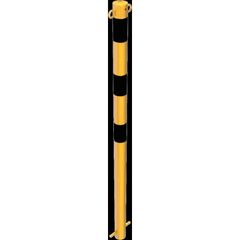  Absperrpfosten Ø 42 mm bis Ø 60 mm Schake Absperrpfosten Ø 60x2,5, zum Einbetonieren, mit 2 Ösen, gelb/schwarz 12450627