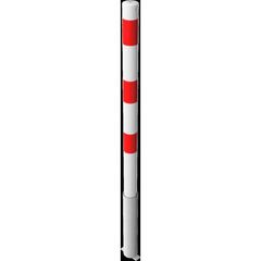  Absperrpfosten Ø 42 mm bis Ø 60 mm Schake Absperrpfosten Ø 60x2,5, ohne Öse, weiß/rot 12450658