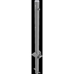  Absperrpfosten Ø 42 mm bis Ø 60 mm Schake Absperrpfosten Ø 60x2,5, zum Einbetonieren, ohne Öse, blank 12450647
