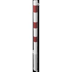  Absperrpfosten Ø 42 mm bis Ø 60 mm Schake Absperrpfosten Ø 60x2,5, mit 1 Öse, weiß/rot 12450638