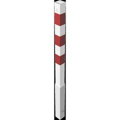  Absperrpfosten 70 mm x 70 mm Schake Absperrpfosten, 70x70, ohne Öse, weiß/rot 12450473