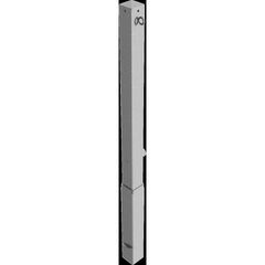  Absperrpfosten 70 mm x 70 mm Schake Feuerwehrpfosten, 70x70, mit 1 Öse, blank 12450534