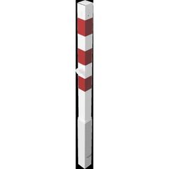  Absperrpfosten 70 mm x 70 mm Schake Absperrpfosten, 70x70, ohne Öse, weiß/rot 12450493