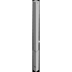  Absperrpfosten 70 mm x 70 mm Schake Feuerwehrpfosten, 70x70, ohne Öse, blank 12450531