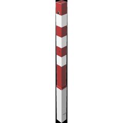  Absperrpfosten 70 mm x 70 mm Schake Absperrpfosten, 70x70, ohne Öse, weiß/rot 12450501