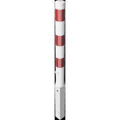 Absperrpfosten Ø 89 mm bis Ø 273 mm Schake Absperrpfosten Ø 89 x 2,9mm, ohne Öse, weiß/rot 12450547