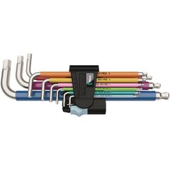  Winkelschlüssel für Innensechskantschrauben 3950/9 Hex-Plus Multicolour Stainless 1 Winkelschlüsselsatz, metrisch, Edelstahl, 9-teilig 12452762