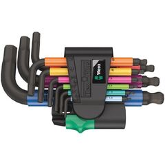  Winkelschlüssel für Innensechskantschrauben 950/9 Hex-Plus Multicolour 2 Winkelschlüsselsatz, metrisch, BlackLaser, 9-teilig 12452871