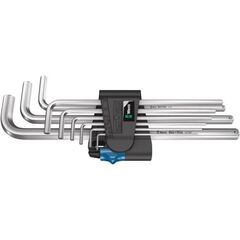  Winkelschlüssel für Innensechskantschrauben 950/9 L Hex-Plus HF 1 Winkelschlüsselsatz, metrisch, gestellverchromt, mit Haltefunktion, 9-teilig 12452934