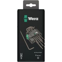  Winkelschlüssel für TORX®-Schrauben 967/9 TX 1 SB TORX Winkelschlüsselsatz, BlackLaser, 9-teilig 12452653