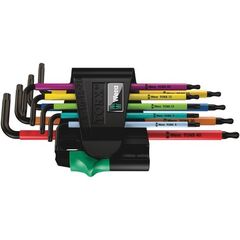  Winkelschlüssel für TORX®-Schrauben 967/9 TX BO Multicolour 1 Winkelschlüsselsatz, BlackLaser, 9-teilig 12452747