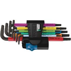  Winkelschlüssel für TORX®-Schrauben 967/9 TX Multicolour HF 1 Winkelschlüsselsatz mit Haltefunktion, 9-teilig 12452698