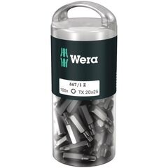  Bits für TORX®-Schrauben 867/1 TORX DIY 100, TX 20 x 25 mm, 100-teilig 12454193