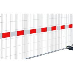  ZND Zubehör Reflektierender Zaunstreifen PVC 3.5 m (rot/weiß) 12457658