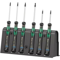  Serie Kraftform Micro 2052/6 Elektroniker-Schraubendrehersatz + Rack, 6-teilig 12452595