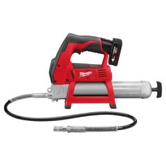  Fettpressen Milwaukee Akku Fettpresse M12 GG-401B, incl. 2x Akku 4 Ah, Ladegerät, Werkzeugtasche 12428183