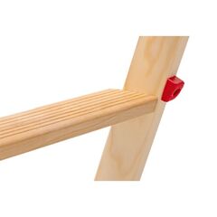  Stufen- und Plattformleitern Hymer Holz-Stufenstehleiter, beidseitig begehbar, 2x10 Stufen, Länge 2,93 m 12378641