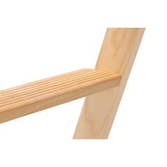  Stufen- und Plattformleitern Hymer Holz-Stufenstehleiter, beidseitig begehbar, 2x10 Stufen, Länge 2,93 m 12378641