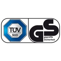  Zurrgurte, 2-teilig, 50 mm, LC 5000 daN (Umreifung) / 2500 daN (gestreckt), mit Langhebelzugratsche (mit BSC-Funktion) und Spitzhaken McBULL® Zurrgurt, 2-teilig, 50 mm, 10 m, 2500/5000 daN, "BSC"-Langhebelzugratsche/Spitzhaken 12399231