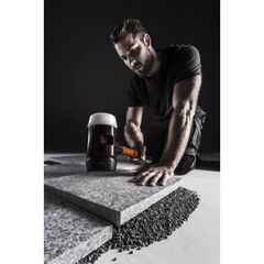  SIMPLEX-Schonhämmer ‒ mit Stahlgussgehäuse und hochwertigen Holzstiel SIMPLEX-Schonhammermit Stahlgussgehäuse und Holzstiel kurz, Ø 60,Gummikoposition / Superplastik mit Standfuß 12466162