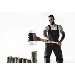  Vorschlaghämmer SIMPLEX-Vorschlaghammer mit Stahlgussgehäuse und Hickorystiel, Ø 140 / Stiel 1,045 mm Superplastik 12403945