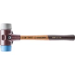  Schonhämmer SIMPLEX-Schonhammer
mit Stahlgussgehäuse und Holzstiel,
Ø 60,
TPE-mid / TPE-soft 12403926