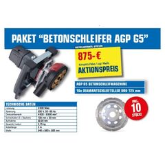  AGP Pakete Nozar Paket "Betonschleifer" 12465661