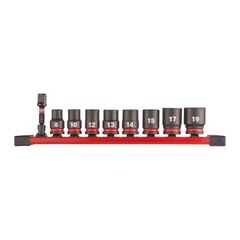  3/8" Schlagnüsse Milwaukee Schlagnuss-Set 3/8"kurz (9tlg.) SHOCKWAVE 12465241