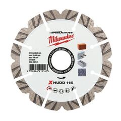  Premium SpeedCross Sägeblätter Milwaukee Speedcross Diamanttrennscheibe XHUDD 115mm 12465453