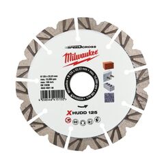  Premium SpeedCross Sägeblätter Milwaukee Speedcross Diamanttrennscheibe XHUDD 125mm 12465454