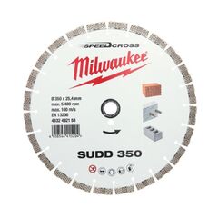  Premium SpeedCross Sägeblätter Milwaukee Speedcross Diamanttrennscheibe SUDD 350mm 12465451