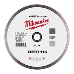  Premium SpeedCross Sägeblätter Milwaukee Speedcross Diamanttrennscheibe DHTi 115mm 12465448