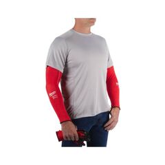  Persönliche Schutzausrüstung Arbeitshandschuhe Milwaukee Arm-Schnittschutz Klasse C, Länge 400 mm rot 12464806