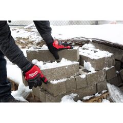  Persönliche Schutzausrüstung Arbeitshandschuhe Milwaukee Arbeitshandschuh Winter Gr. 7 schwarz-rot 12464833