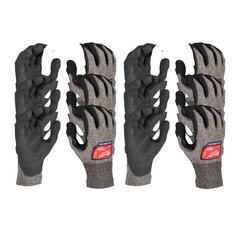  Persönliche Schutzausrüstung Arbeitshandschuhe Milwaukee Schnittschutzhandschuhe Kl. F Gr. 10 grau/schwarz, 12 Paar 12464805