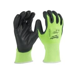  Persönliche Schutzausrüstung Arbeitshandschuhe Milwaukee Schnittschutzhandschuhe Kl.A 8/M HiVis (12 Paar) 12464834