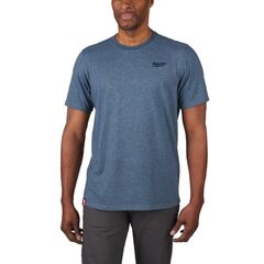  Funktions-T-Shirts Milwaukee Hybrid-T-Shirt HTSSBLU-M blau 12464682