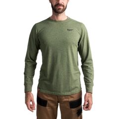  Funktions-T-Shirts Milwaukee Hybrid-Shirt HTLSGN-S lang grün 12464664