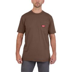  Funktions-T-Shirts Milwaukee Arbeits-T-Shirt WTSSBR-XXL braun 12464726