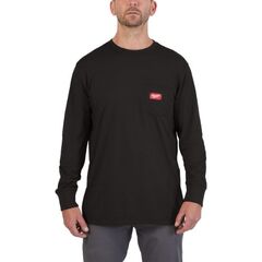  Funktions-T-Shirts Milwaukee Arbeits-Shirt WTLSBL-M lang schwarz 12464765